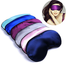 Load image into Gallery viewer, sleep mask Silk sleeping bandage Travel Rest Portable Eye masks Shade Breathable Eyepatch Night Blindfold Relaxing Cover Aid