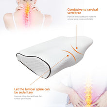 Load image into Gallery viewer, Memory Foam Pillow Bedding Sleeping Travel Protect Neck Slow Rebound Pressure Fiber Orthopedic Massager For Cervical Health Care
