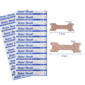 200pcs Anti Snoring Nasal Patch Better Breathe Good Sleeping Nasal Strips Stop Snoring Strips Easier Health Care Patch Product