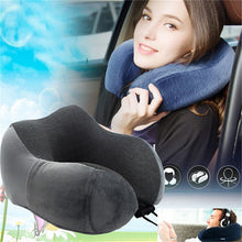 Load image into Gallery viewer, U-Shape Travel Pillow for Airplane Foam Neck Pillow Travel Accessories bed linings Comfortable Pillows for Sleep Home Textile
