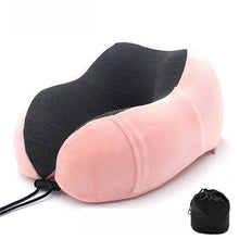 Load image into Gallery viewer, U-Shape Travel Pillow for Airplane Foam Neck Pillow Travel Accessories bed linings Comfortable Pillows for Sleep Home Textile
