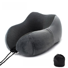 Load image into Gallery viewer, U-Shape Travel Pillow for Airplane Foam Neck Pillow Travel Accessories bed linings Comfortable Pillows for Sleep Home Textile
