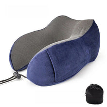 Load image into Gallery viewer, U-Shape Travel Pillow for Airplane Foam Neck Pillow Travel Accessories bed linings Comfortable Pillows for Sleep Home Textile
